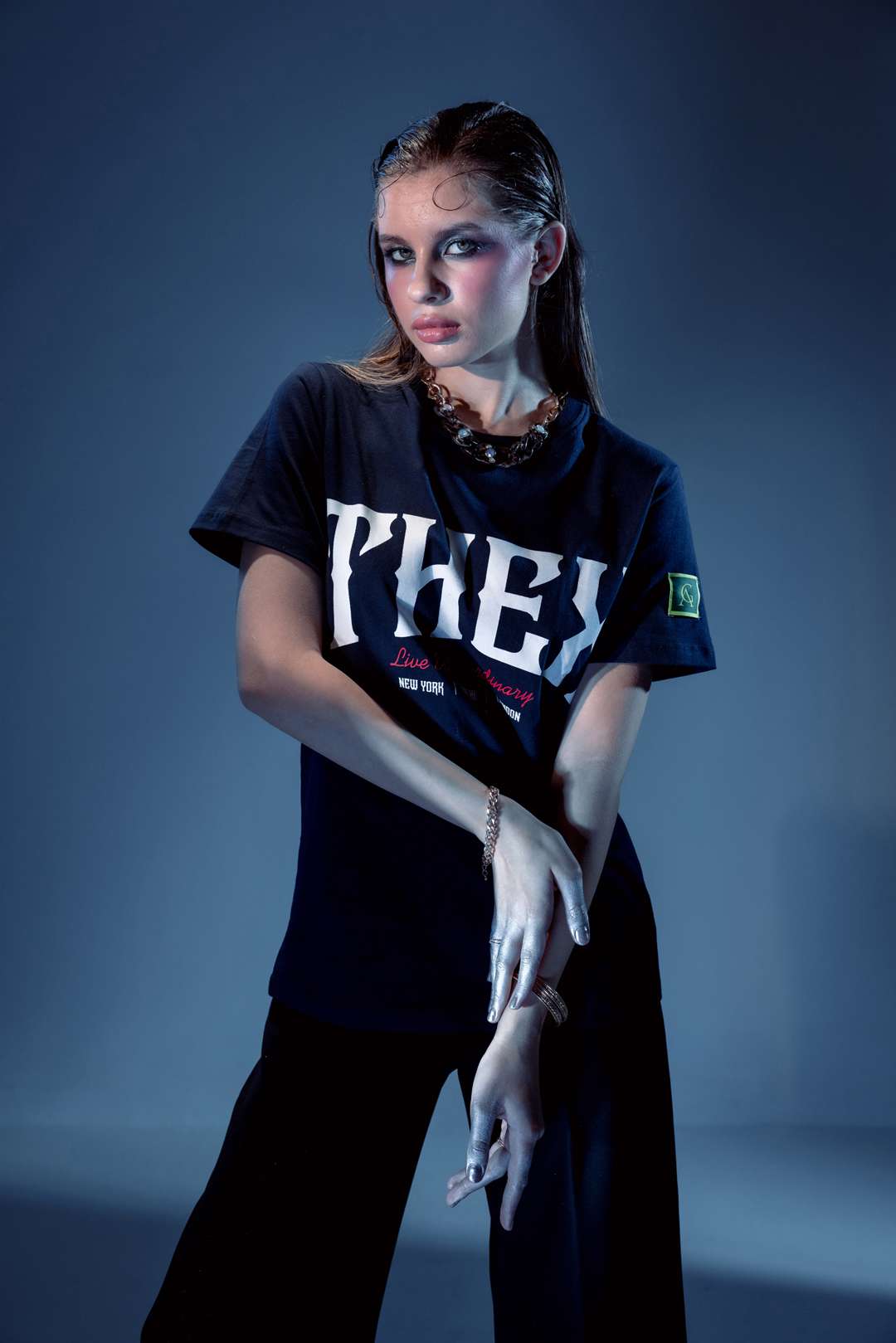 White Gothic Classic T-shirt - AG Thexceptional