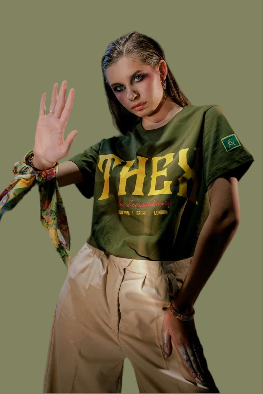 Yellow Gothic Classic T-shirt - AG Thexceptional