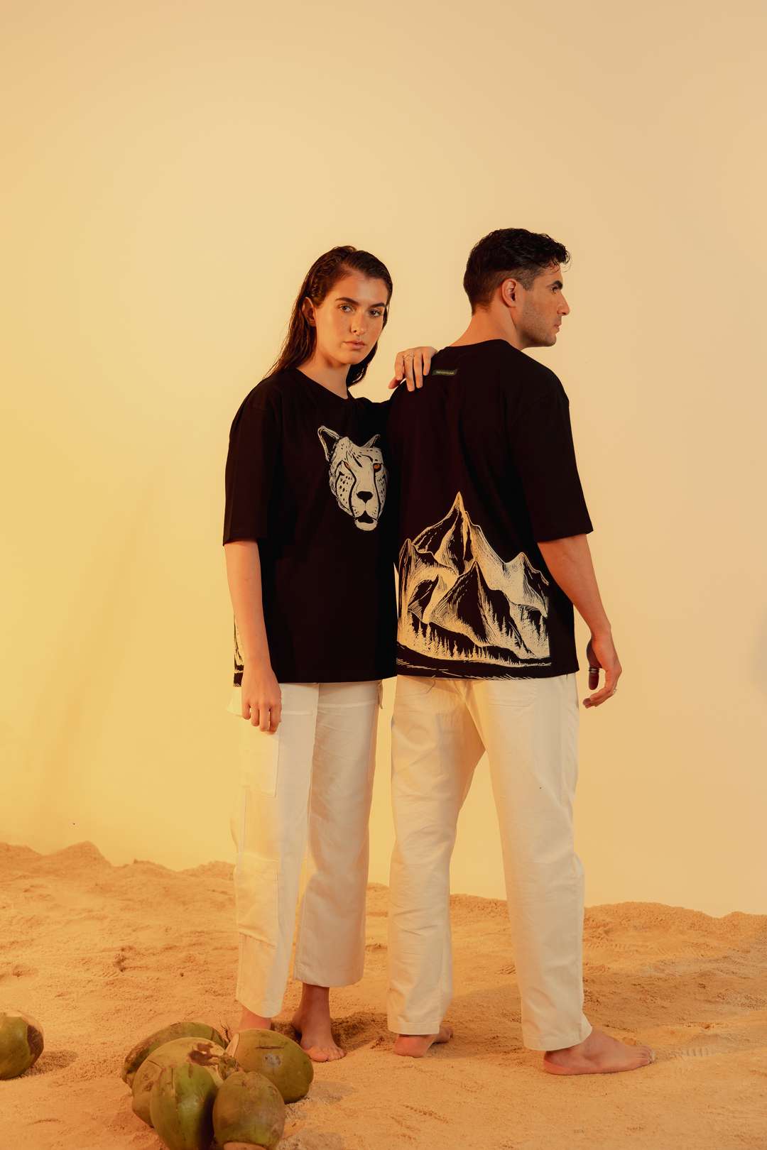 Brown Gaze Lounge T-Shirt  (Unisex) - AG Thexceptional