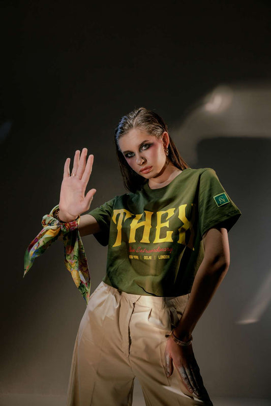 Yellow Gothic Classic T-shirt - AG Thexceptional 