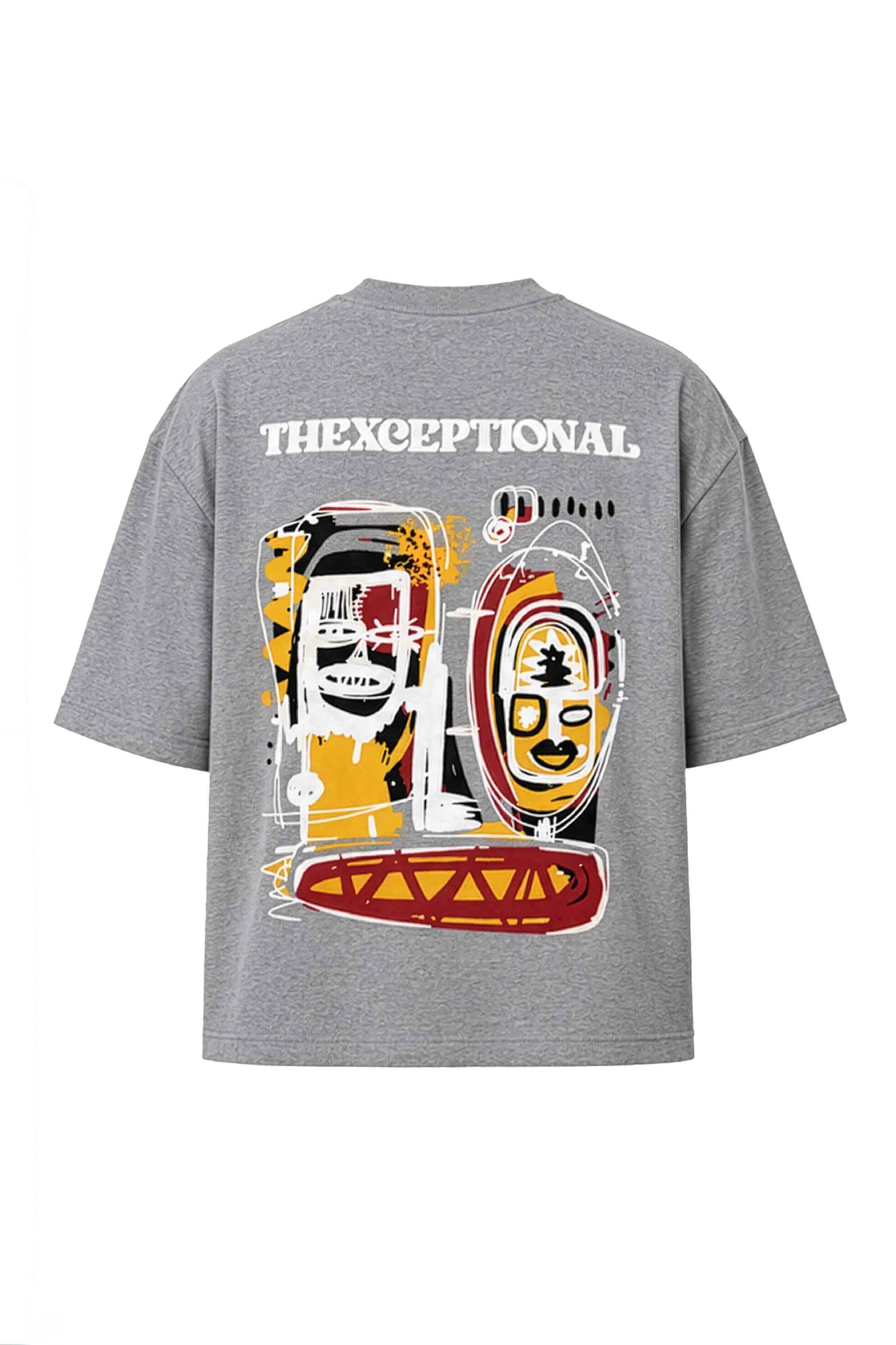 Tribal Masks Lounge T-Shirt - AG Thexceptional 