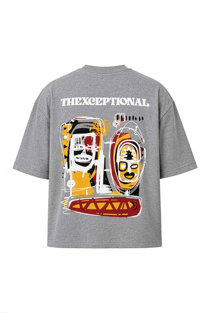 Tribal Masks Lounge T-Shirt - AG Thexceptional 