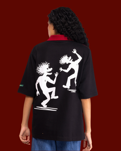 Drunk Freaks Lounge Polo  (Unisex) - AG Thexceptional 