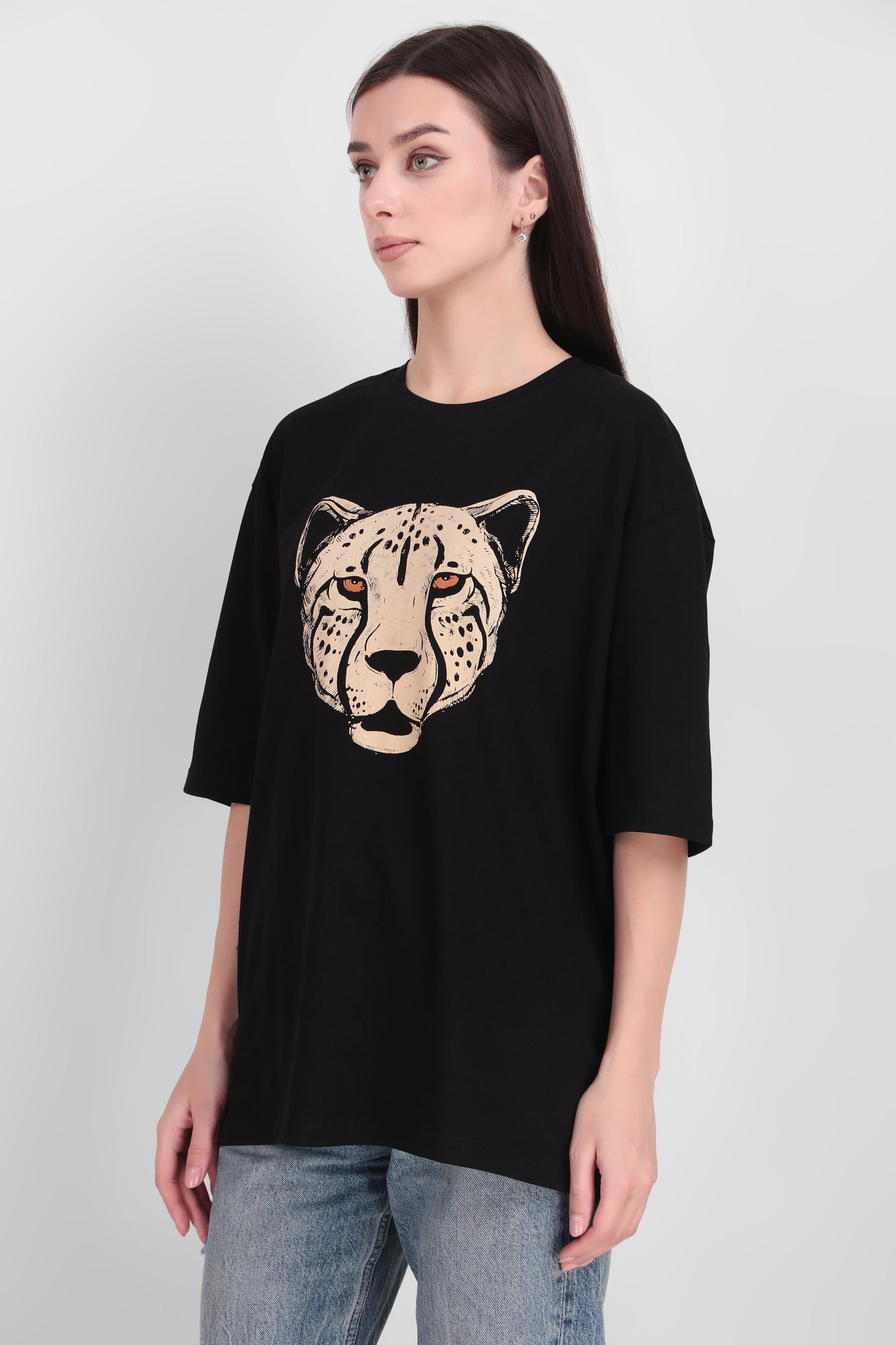 Brown Gaze Lounge T-Shirt  (Unisex)